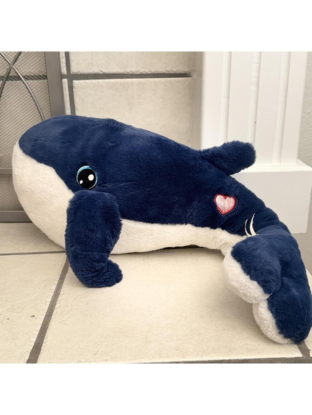 Blue Whale Plush Stuffed Animal